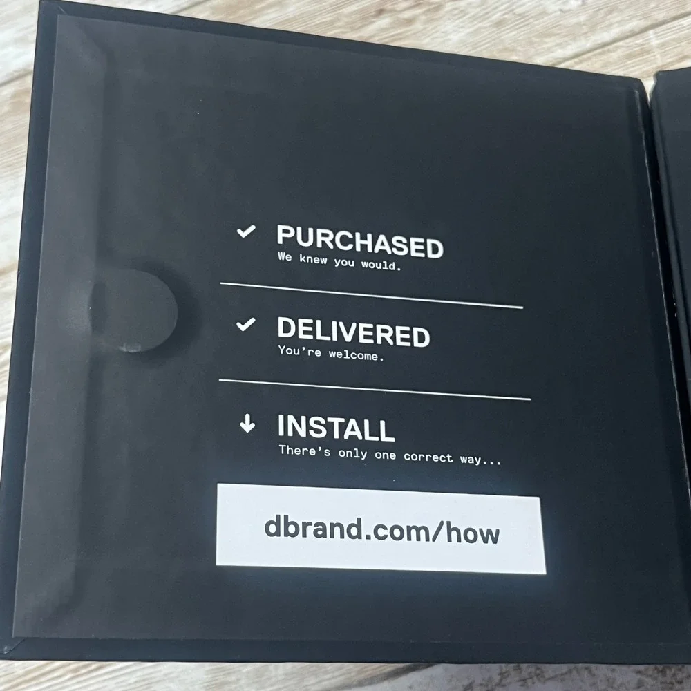 dbrand Grip Case for Apple AirPods Black Topograph Protective Skin